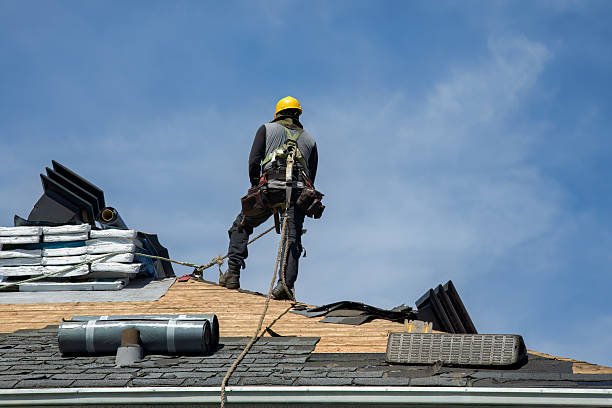 Professional Metal Roofing technician working in Sunapee, NH